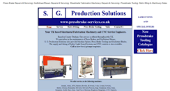 Desktop Screenshot of pressbrake-services.co.uk